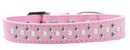 Dog, Puppy & Pet Fashion Collar, "Pearl and Clear Crystal Rimsets Sprinkles"