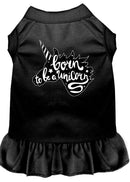 Pet Dog & Cat Dress Screen Printed, "Born To Be A Unicorn"