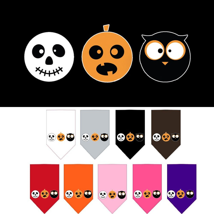 Halloween Pet and Dog Bandana Screen Printed,