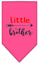Pet and Dog Bandana Screen Printed, "Little Brother"