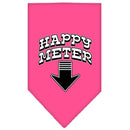 Pet and Dog Bandana Screen Printed, "Happy Meter"