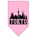 Pet and Dog Bandana Screen Printed, "Tokyo Skyline"