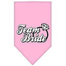 Pet and Dog Bandana Screen Printed, "Team Bride"