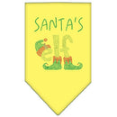 Christmas Pet and Dog Bandana Rhinestone, "Santa's Elf"