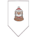 Christmas Pet and Dog Bandana Rhinestone, "Hipster Penguin"