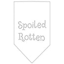 Pet and Dog Bandana Rhinestone, "Spoiled Rotten"