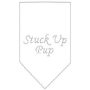 Pet and Dog Bandana Rhinestone, "Stuck Up Pup"