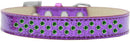 Dog, Puppy & Pet Ice Cream  Collar, "Emerald Green Crystal Rimsets Sprinkles"