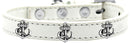 Dog, Puppy & Pet Widget Fashion Collar, "Silver Anchor"