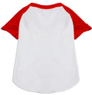 Pet Dog and Cat Raglan Baseball Team Shirt, "Custom Names & Numbers"