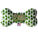 Pet & Dog Plush Bone Toys, "Ohio State Options" (Available in different pattern options)