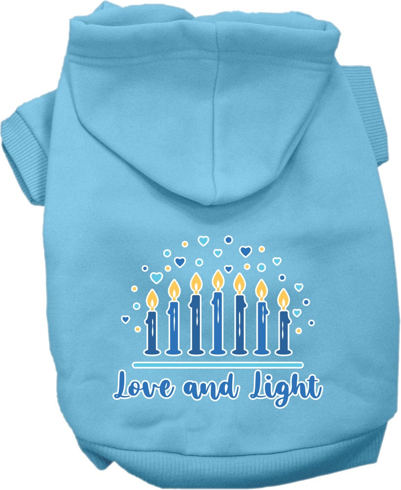 Hanukkah Pet, Dog and Cat Hoodie Screen Printed,