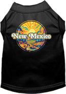 Pet Dog & Cat Screen Printed Shirt, "New Mexico Trippy Peaks"
