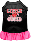 Pet Dog & Cat Screen Printed Dress "Little Cupid"