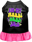 Pet Dog & Cat Screen Printed Dress "In My Mardi Gras Era"