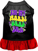 Pet Dog & Cat Screen Printed Dress "In My Mardi Gras Era"