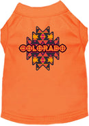 Pet Dog & Cat Screen Printed Shirt for Small to Medium Pets (Sizes XS-XL), "Colorado Navajo Tribal"