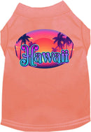Pet Dog & Cat Screen Printed Shirt for Small to Medium Pets (Sizes XS-XL), "Hawaii Classic Beach"