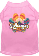 Pet Dog & Cat Screen Printed Shirt for Medium to Large Pets (Sizes 2XL-6XL), "Arkansas Groovy Summit"