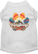 Pet Dog & Cat Screen Printed Shirt for Medium to Large Pets (Sizes 2XL-6XL), "Pennsylvania Groovy Summit"