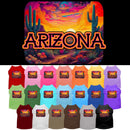 Pet Dog & Cat Screen Printed Shirt for Medium to Large Pets (Sizes 2XL-6XL), "Arizona Neon Desert"