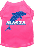 Pet Dog & Cat Screen Printed Shirt for Medium to Large Pets (Sizes 2XL-6XL), "Alaska Blue Dolphins"