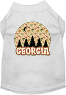 Pet Dog & Cat Screen Printed Shirt for Medium to Large Pets (Sizes 2XL-6XL), "Georgia Under The Stars"