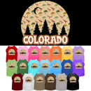 Pet Dog & Cat Screen Printed Shirt for Small to Medium Pets (Sizes XS-XL), "Colorado Under The Stars"