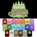Pet Dog & Cat Screen Printed Shirt for Small to Medium Pets (Sizes XS-XL), "Alabama Woodland Trees"