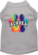 Pet Dog & Cat Screen Printed Shirt for Medium to Large Pets (Sizes 2XL-6XL), "Alaska Bright Tie Dye"