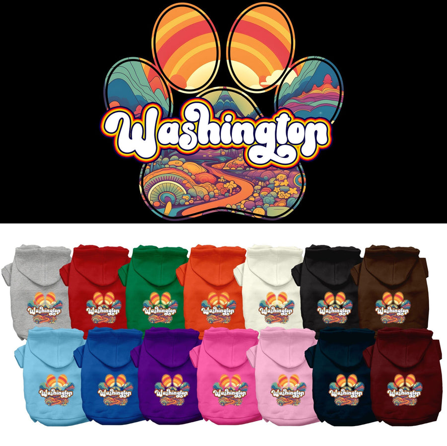 Pet Dog & Cat Screen Printed Hoodie for Medium to Large Pets (Sizes 2XL-6XL),