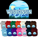 Pet Dog & Cat Screen Printed Hoodie for Small to Medium Pets (Sizes XS-XL), "Wisconsin Trailblazer"