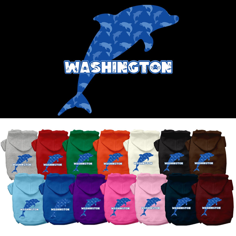 Pet Dog & Cat Screen Printed Hoodie for Medium to Large Pets (Sizes 2XL-6XL),