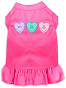 Pet Dog & Cat Screen Printed Dress "Anti Valentines Hearts"