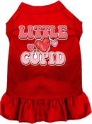 Pet Dog & Cat Screen Printed Dress "Little Cupid"