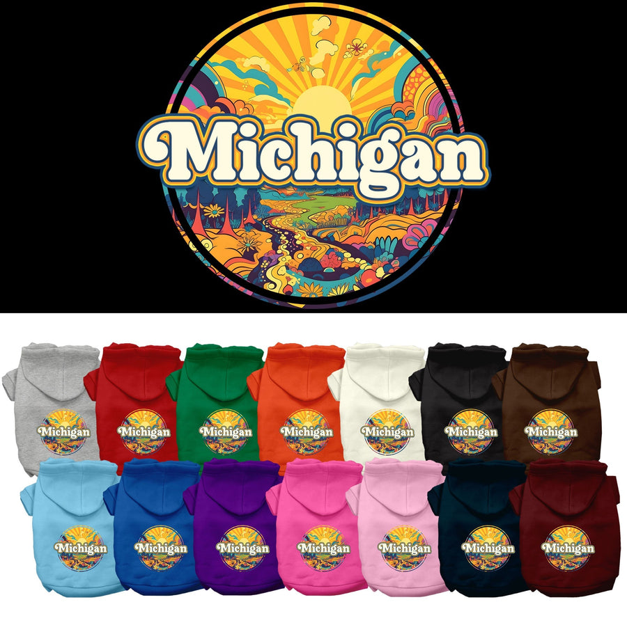 Pet Dog & Cat Screen Printed Hoodie for Medium to Large Pets (Sizes 2XL-6XL),
