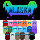 Pet Dog & Cat Screen Printed Shirt for Small to Medium Pets (Sizes XS-XL), "Alaska Mountain Shades"