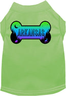 Pet Dog & Cat Screen Printed Shirt for Medium to Large Pets (Sizes 2XL-6XL), "Arkansas Mountain Shades"