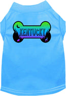 Pet Dog & Cat Screen Printed Shirt for Small to Medium Pets (Sizes XS-XL), "Kentucky Mountain Shades"