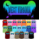 Pet Dog & Cat Screen Printed Shirt for Small to Medium Pets (Sizes XS-XL), "West Virginia Mountain Shades"
