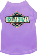 Pet Dog & Cat Screen Printed Shirt for Small to Medium Pets (Sizes XS-XL), "Oklahoma Peach Aztec"