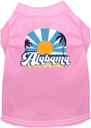 Pet Dog & Cat Screen Printed Shirt for Medium to Large Pets (Sizes 2XL-6XL), "Alabama Coast"