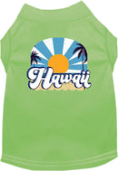 Pet Dog & Cat Screen Printed Shirt for Medium to Large Pets (Sizes 2XL-6XL), "Hawaii Coast"
