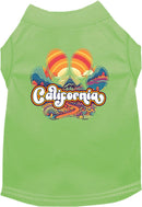 Pet Dog & Cat Screen Printed Shirt for Small to Medium Pets (Sizes XS-XL), "California Groovy Summit"