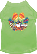 Pet Dog & Cat Screen Printed Shirt for Medium to Large Pets (Sizes 2XL-6XL), "Pennsylvania Groovy Summit"