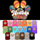 Pet Dog & Cat Screen Printed Shirt for Small to Medium Pets (Sizes XS-XL), "Nevada Groovy Summit"