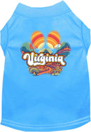 Pet Dog & Cat Screen Printed Shirt for Medium to Large Pets (Sizes 2XL-6XL), "Virginia Groovy Summit"