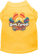 Pet Dog & Cat Screen Printed Shirt for Small to Medium Pets (Sizes XS-XL), "South Carolina Groovy Summit"