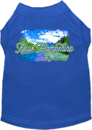 Pet Dog & Cat Screen Printed Shirt for Small to Medium Pets (Sizes XS-XL), "New Hampshire Summer"