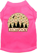 Pet Dog & Cat Screen Printed Shirt for Medium to Large Pets (Sizes 2XL-6XL), "Kentucky Under The Stars"